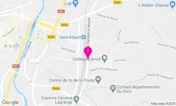 Localisation Laurence Andres
