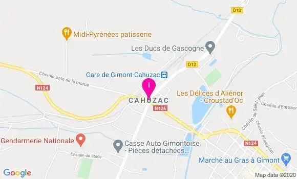 Localisation Emilie Saint Martin