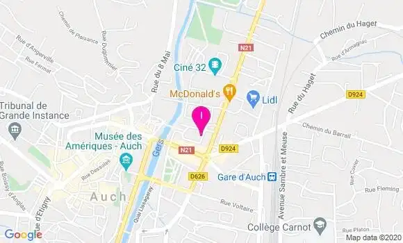 Localisation Magali Glaude