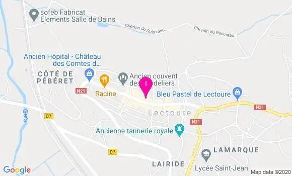 Localisation Anne Marie Portal