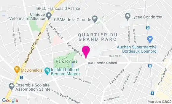 Localisation Isabelle Camus