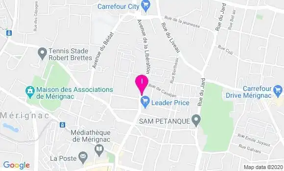 Localisation Alice Peigne