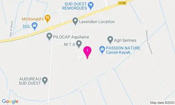 Localisation Fabrice Lecame