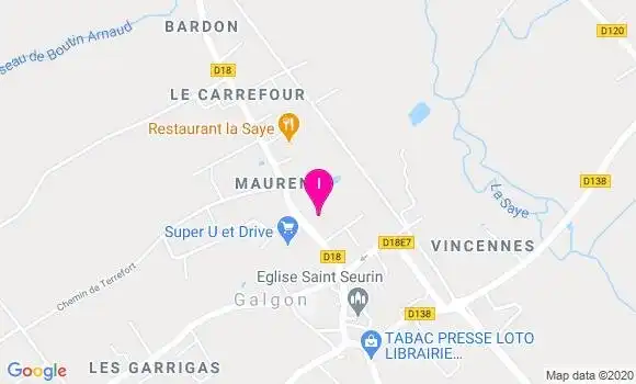 Localisation Astrid Berson Dauvergne