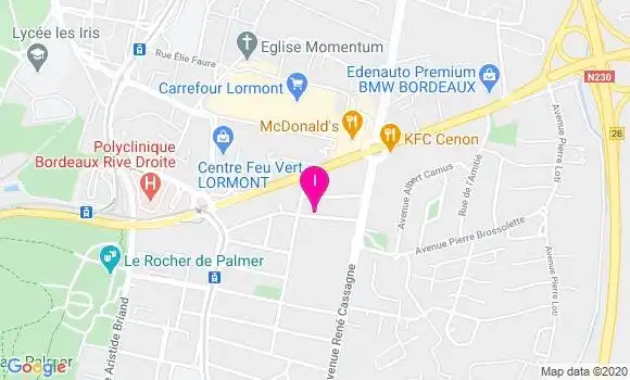 Localisation Karine Castagne