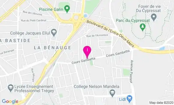 Localisation Jean Pierre Laoue