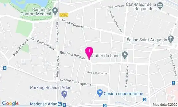 Localisation Claire Braillon