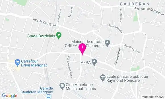 Localisation Claudine Catherine