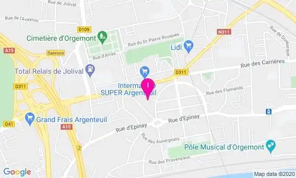 Localisation Christine Denis