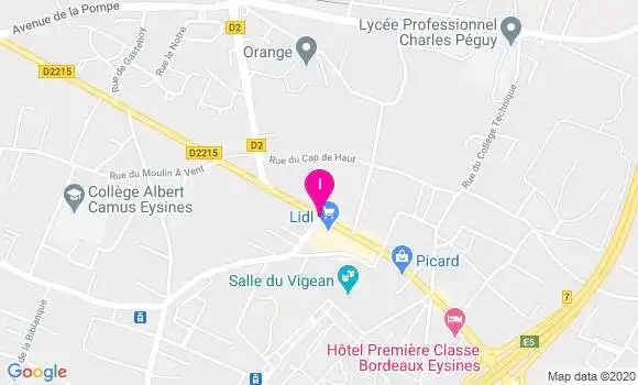 Localisation Isaline Chazel
