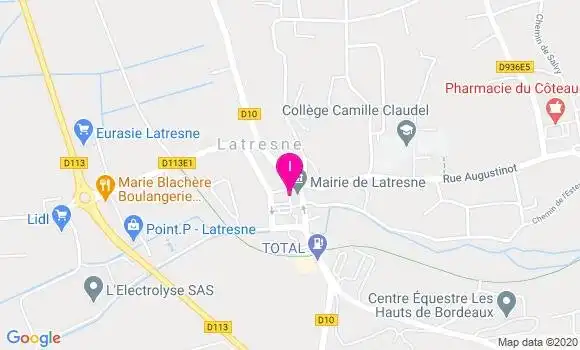 Localisation Brigitte Lavergne Chauveau