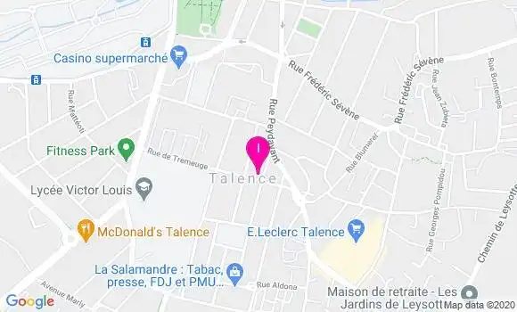 Localisation Odile Pitot