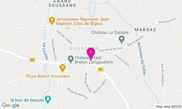 Localisation Helene Saynac