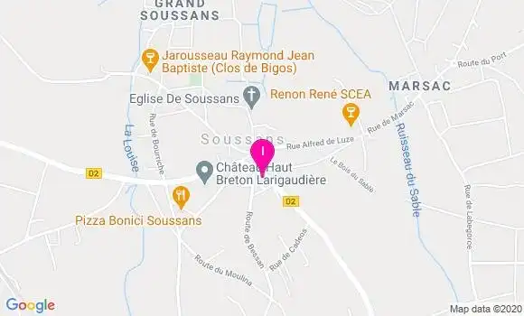 Localisation Mariline Daucour