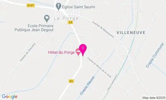 Localisation Elvire Aricique Lafoy