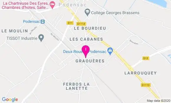 Localisation Luc Bidegain