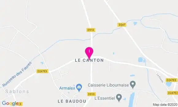 Localisation Jean Paul Sanchez
