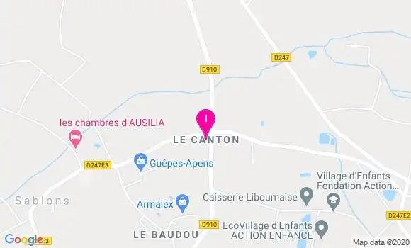 Localisation Jerome Chairy
