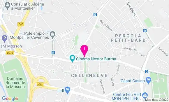 Localisation Nathalie Amalou