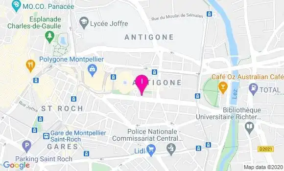 Localisation Delphine Gilli