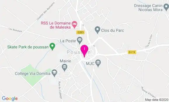 Localisation Agnes Gaudiani