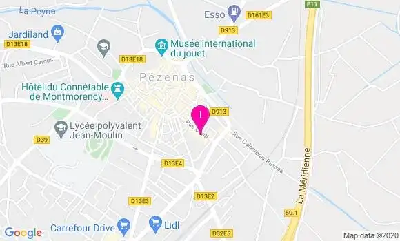 Localisation Nathalie Loriente