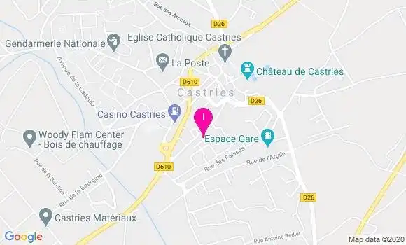Localisation Emmanuelle Delage