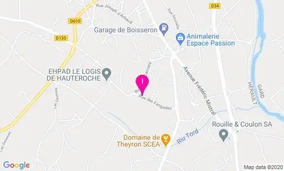 Localisation Delphine Soulet