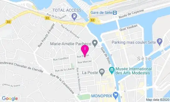 Localisation Paule Charbit Bordonado