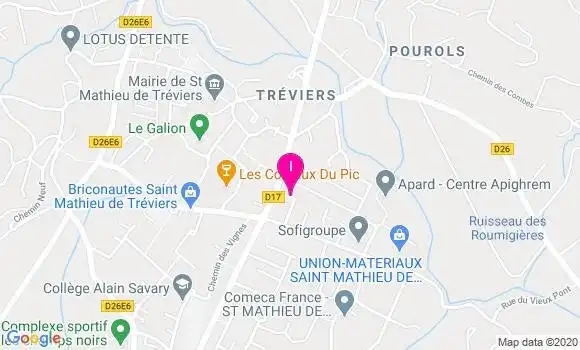 Localisation Carine Nerce