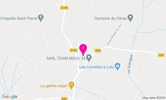 Localisation Catherine Giraudier Campo