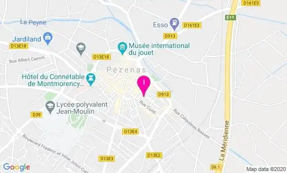Localisation Sabine Lopez