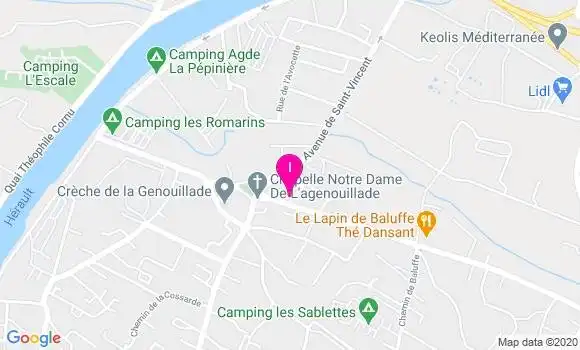 Localisation Clara Jordan Pech