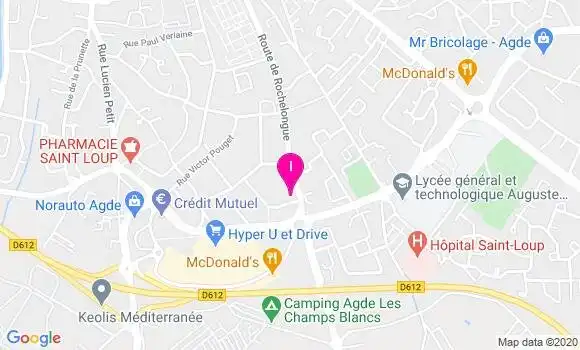Localisation Olivia Chambert