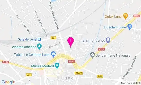 Localisation Solange Brun