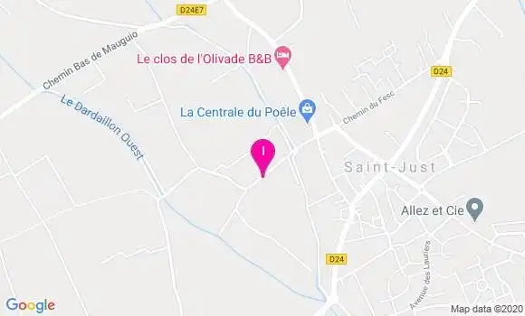 Localisation Annie Raynard