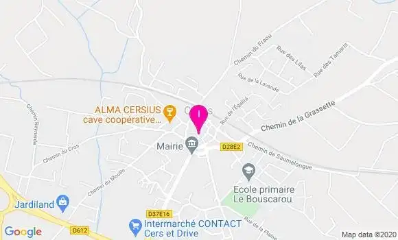 Localisation Lugdivine Gayraud