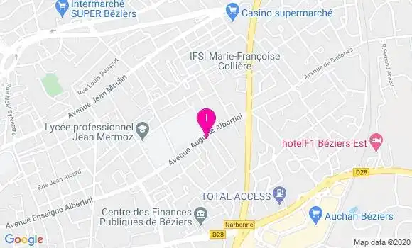 Localisation Isabelle Negre