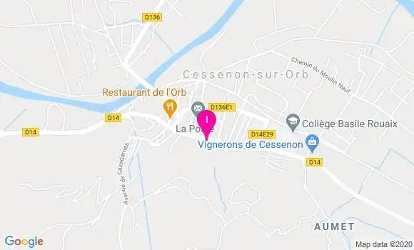Localisation Mireille Gourdiole