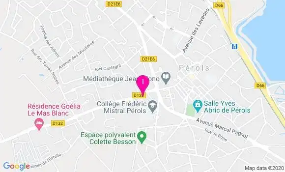 Localisation Edwige Perez Moizo