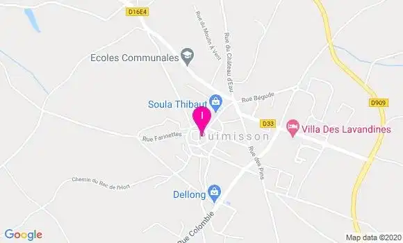 Localisation Rachel Canac