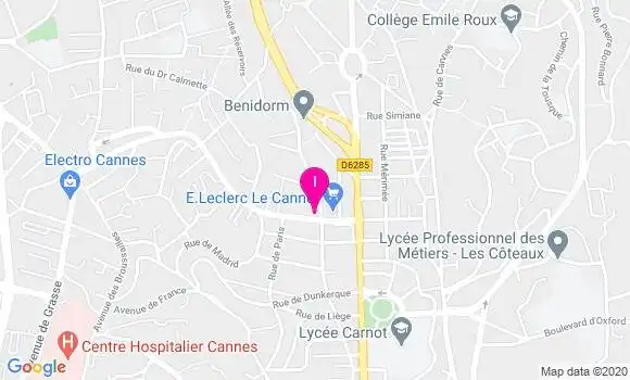 Localisation Jessica Lavergne
