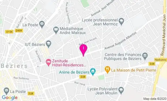 Localisation Emilie Bertoux