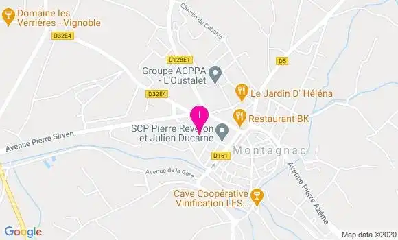 Localisation Ingrid Prunonosa Cauby