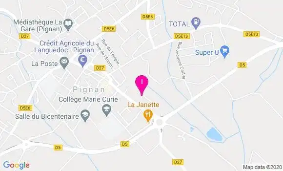 Localisation Jacqueline Pasero