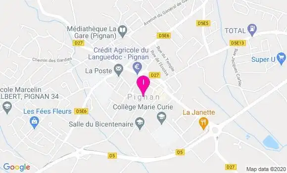 Localisation Isabelle Ponsy