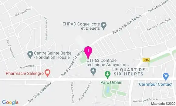 Localisation Aline Francois