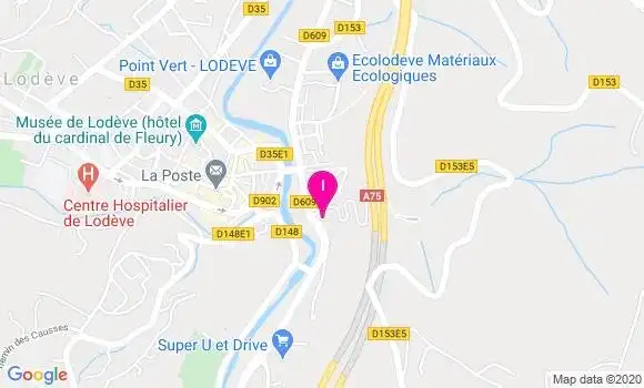Localisation Bernadette Rouvier