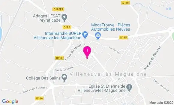 Localisation Evelyne Pelisson