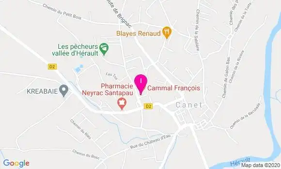 Localisation Brigitte Ginisty